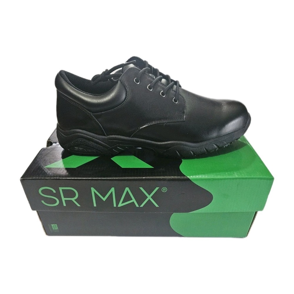 New SR Max Men's Work Restaurant Slip Resistant Cook Shoes Size 12.5‎ Black